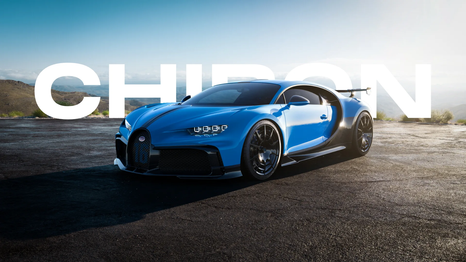 Bugatti Chiron — Web design